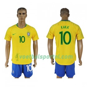 Brazilië Kaka 10 Thuis Shirt WK voetbal 2018